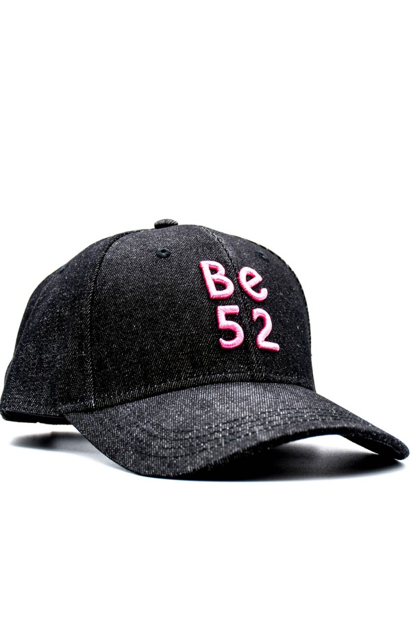 Kšiltovka BE52 Jeans Cap black/pink