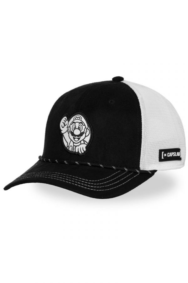 Kšiltovka CAPSLAB Super Mario String black