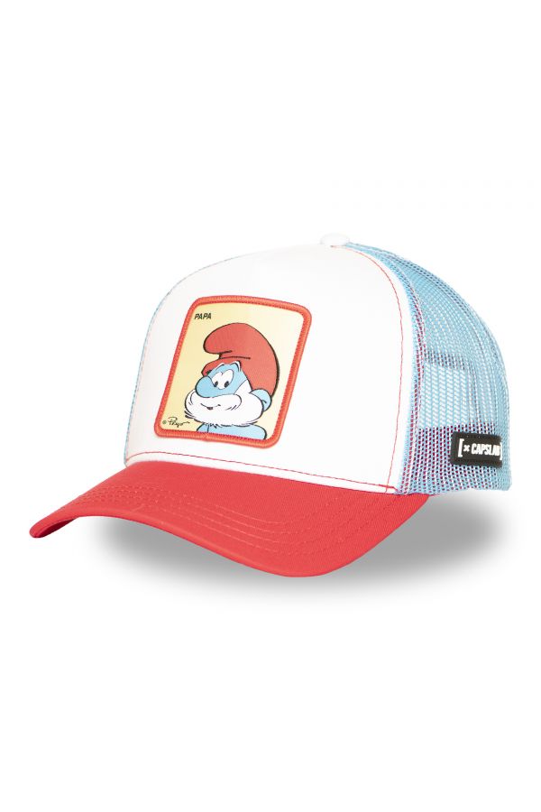 Kšiltovka CAPSLAB Smurfs Papa white