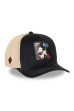Kšiltovka CAPSLAB Dc comics Harley Quin black/beige