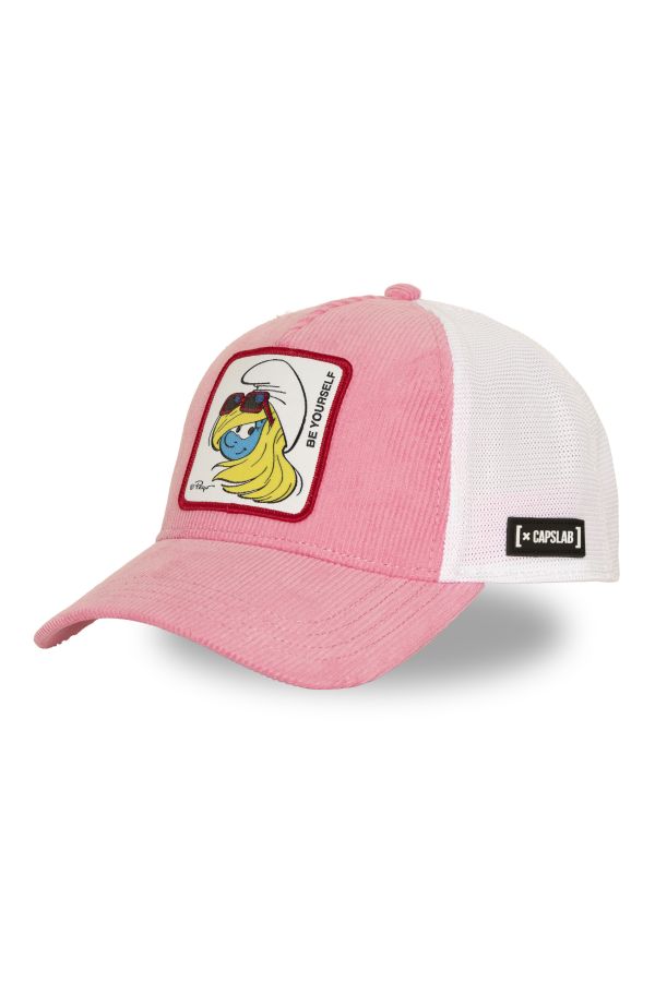 Kšiltovka CAPSLAB Smurfs Smurfette pink