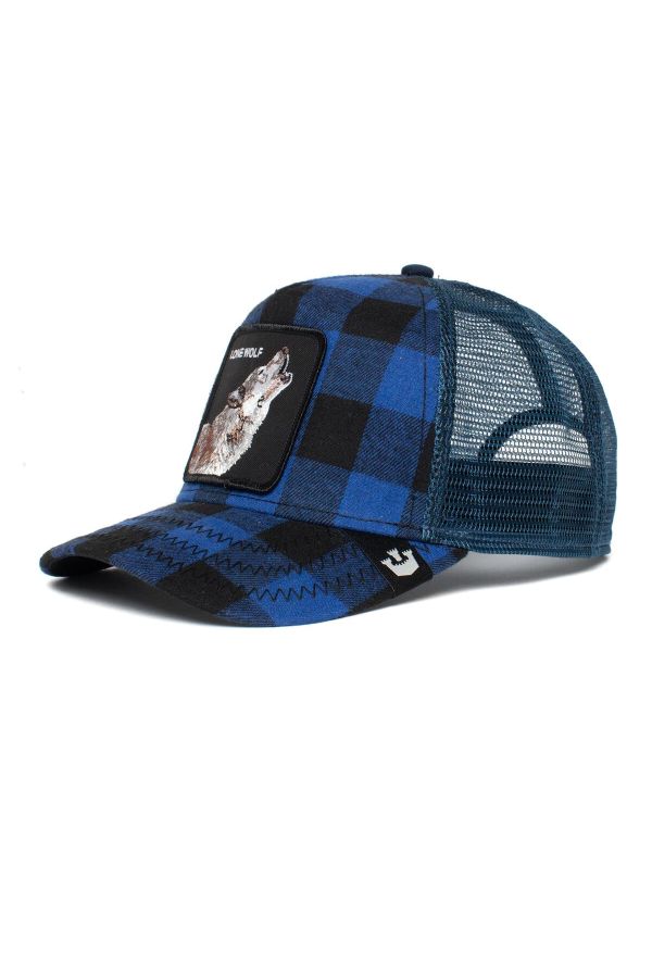 Kšiltovka GOORIN BROS. Wolf Checkered navy