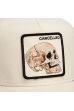 Kšiltovka GOORIN BROS. Suede Cancelled Skull cream