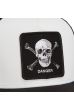 Kšiltovka GOORIN BROS. Danger Skull and Crossbones white Kšiltovka GOORIN BROS. Danger Skull and Crossbones white