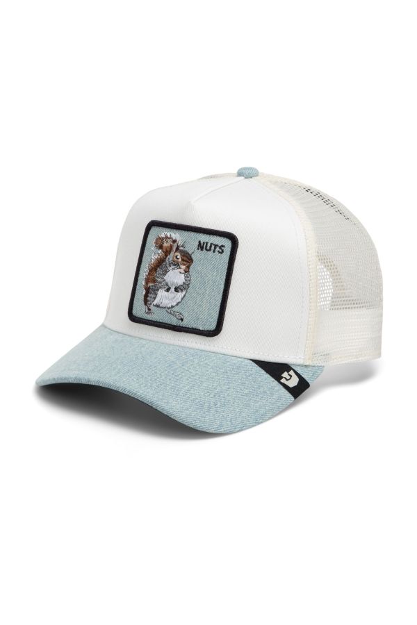 Kšiltovka GOORIN BROS. Denim Squirrel white