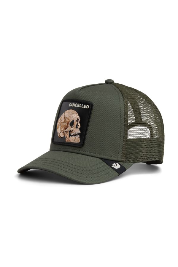 Kšiltovka GOORIN BROS. Cancelled Skull green
