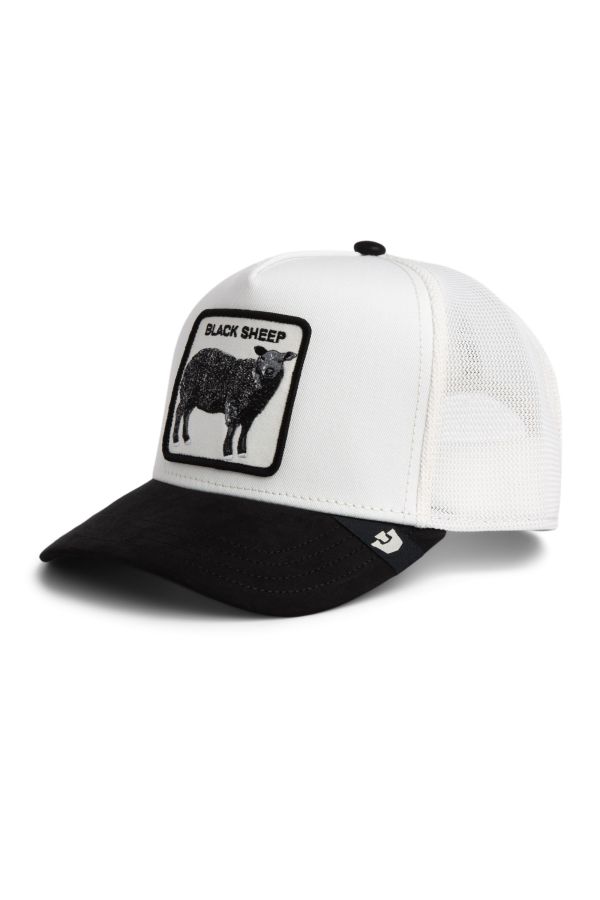 Kšiltovka GOORIN BROS. Suede Black Sheep white