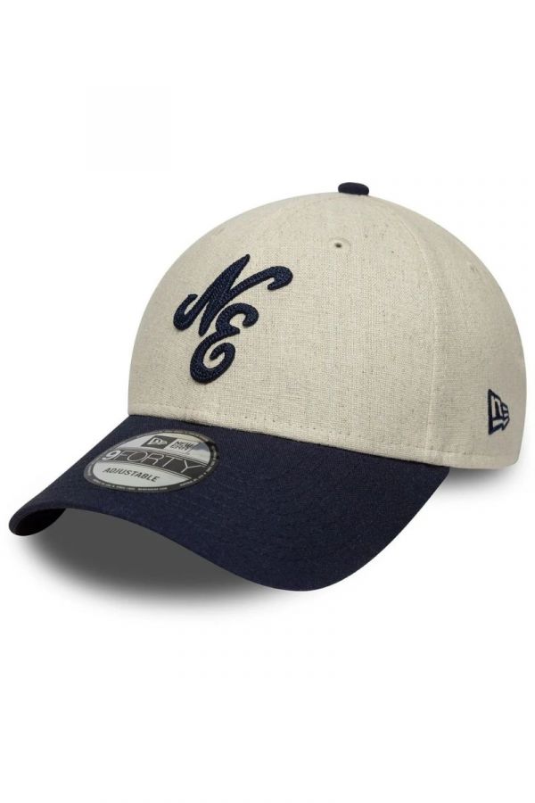 Kšiltovka NEW ERA 9FORTY Linen Cream beige