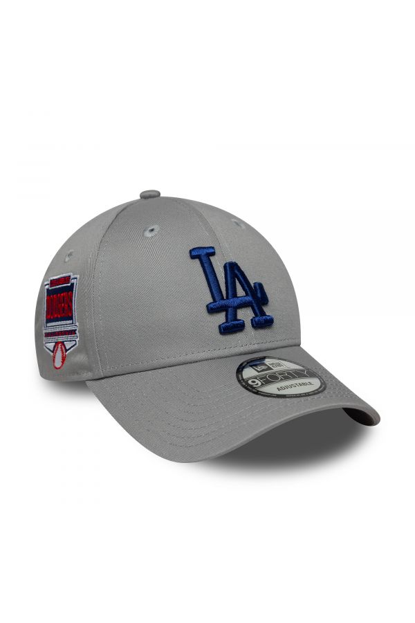 Kšiltovka NEW ERA 9FORTY Side Patch LA Dodgers grey