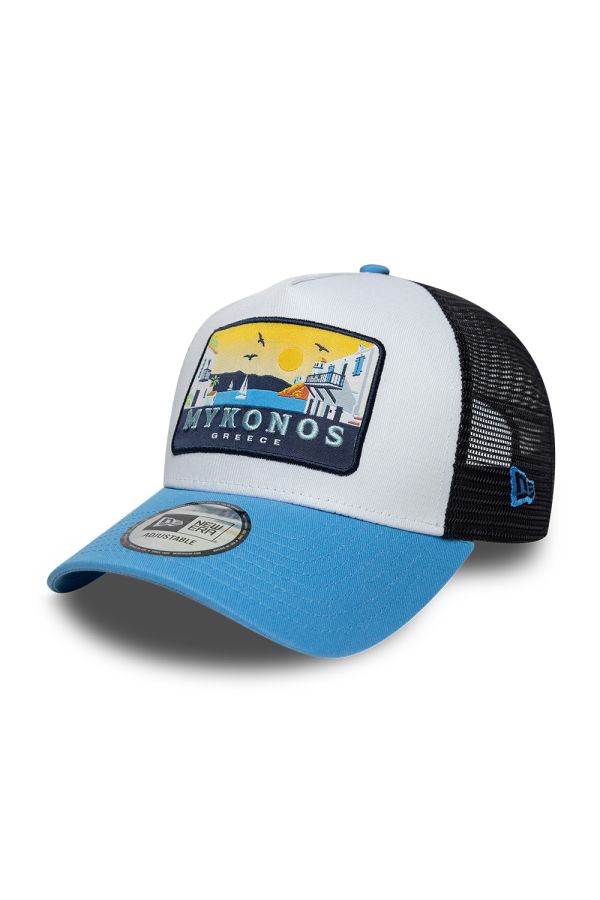 Kšiltovka NEW ERA 9FORTY Af Mykonos white