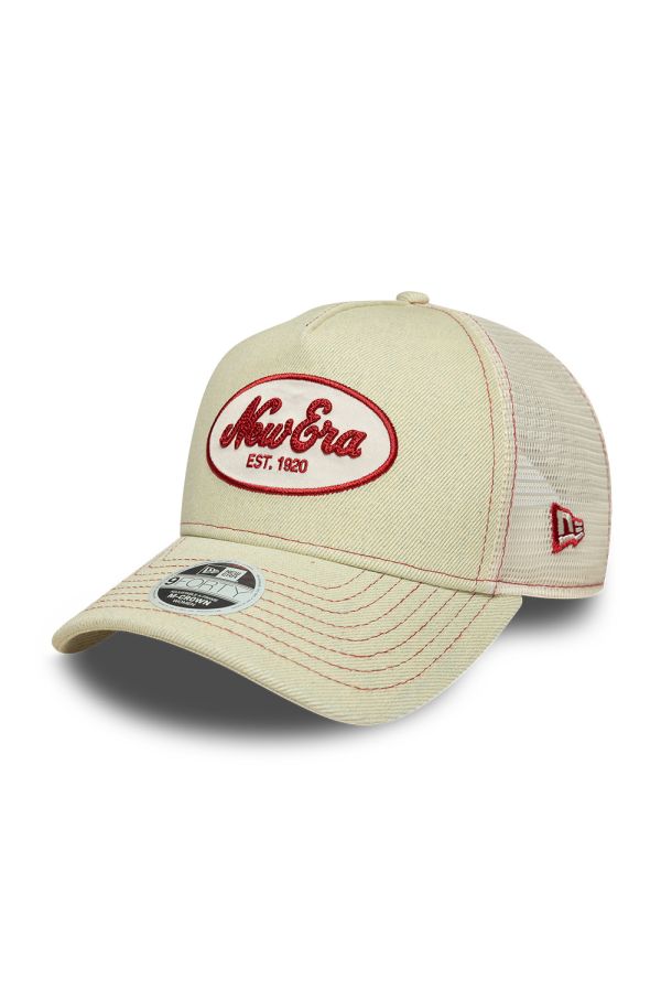 Kšiltovka NEW ERA 9FORTY Af Oval W Foam Denim beige