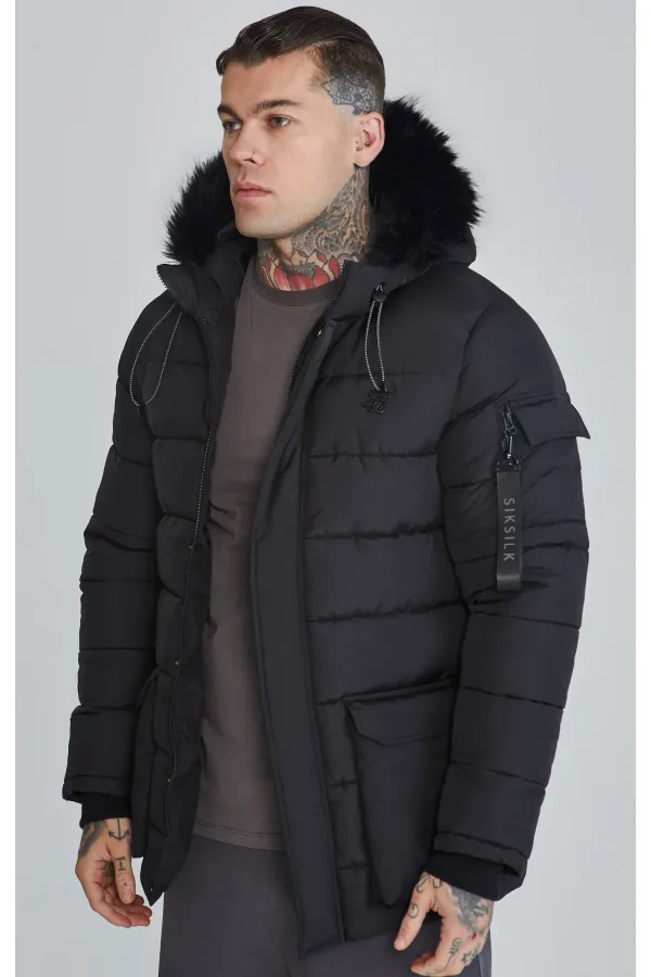 Bunda SIKSILK Expedition Parka black