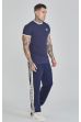 Tričko SIKSILK Ringer Tee navy