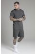 Souprava SIKSILK Shorts and Tshirt grey