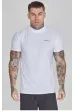 Tričko SIKSILK Muscle Fit white