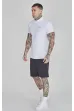 Tričko SIKSILK Muscle Fit white