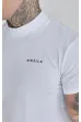 Tričko SIKSILK Muscle Fit white