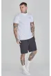 Tričko SIKSILK Muscle Fit white