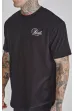 Tričko SIKSILK Graphic Tshirt black