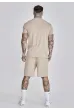 Souprava SIKSILK Shorts and Tshirt beige