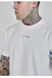 Tričko SIKSILK Stripe T-shirt white