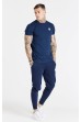 Tepláky SIK SILK Core Fitted Jogger navy