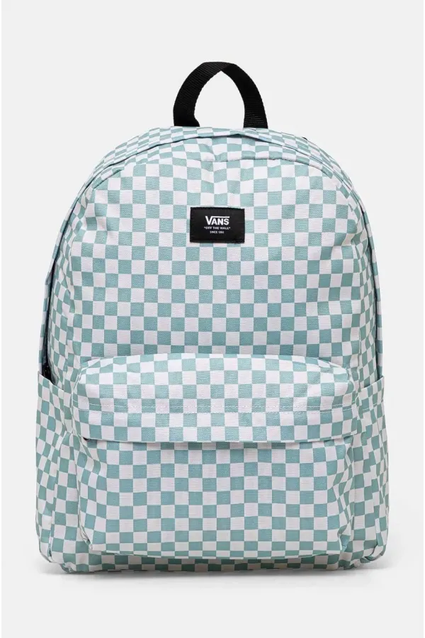 Batoh VANS Old Skool Check 20l green