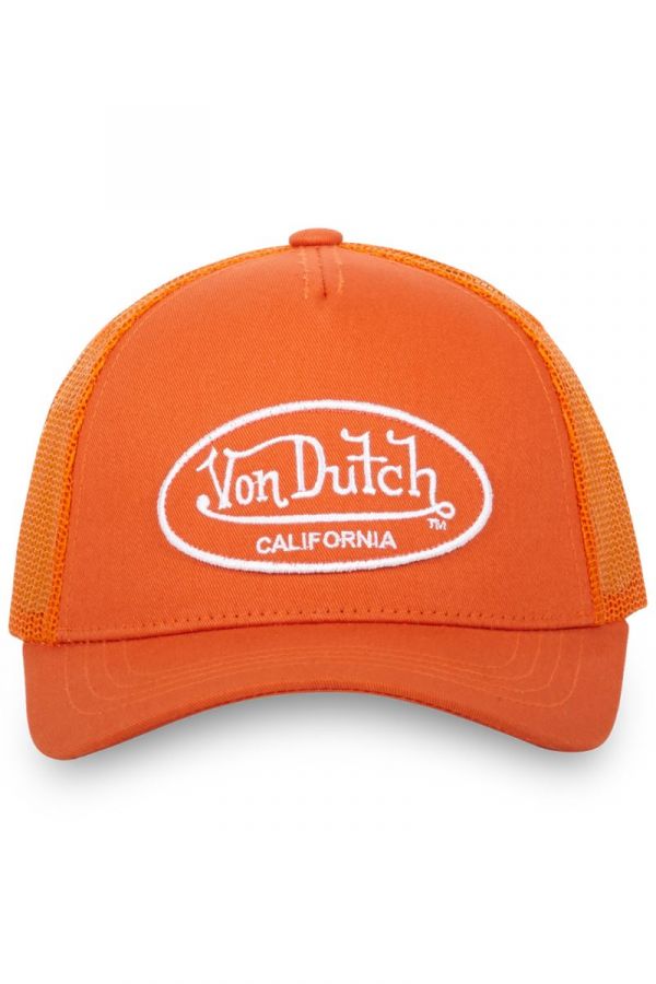 Kšiltovka VON DUTCH Lof Mesh dark orange