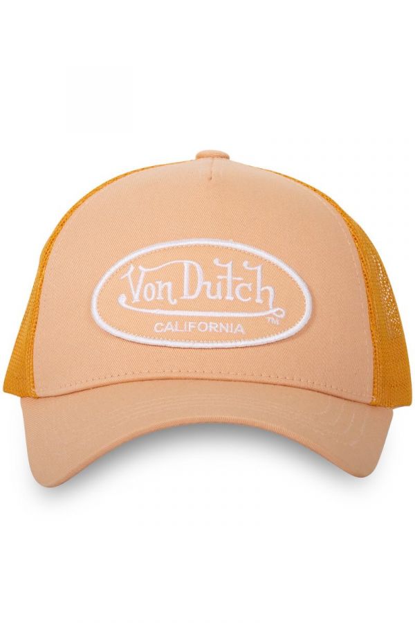 Kšiltovka VON DUTCH Lof Mesh light orange