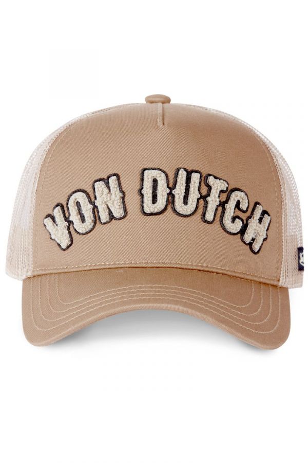 Kšiltovka VON DUTCH Buckl Mesh beige