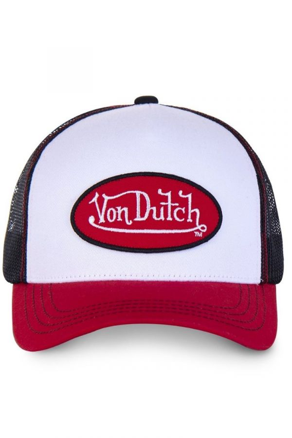 Kšiltovka VON DUTCH BM Mesh Cap white