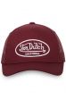 Kšiltovka VON DUTCH Lof Mesh burgundy