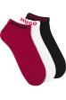 Ponožky HUGO 3-pack Women Sign multi